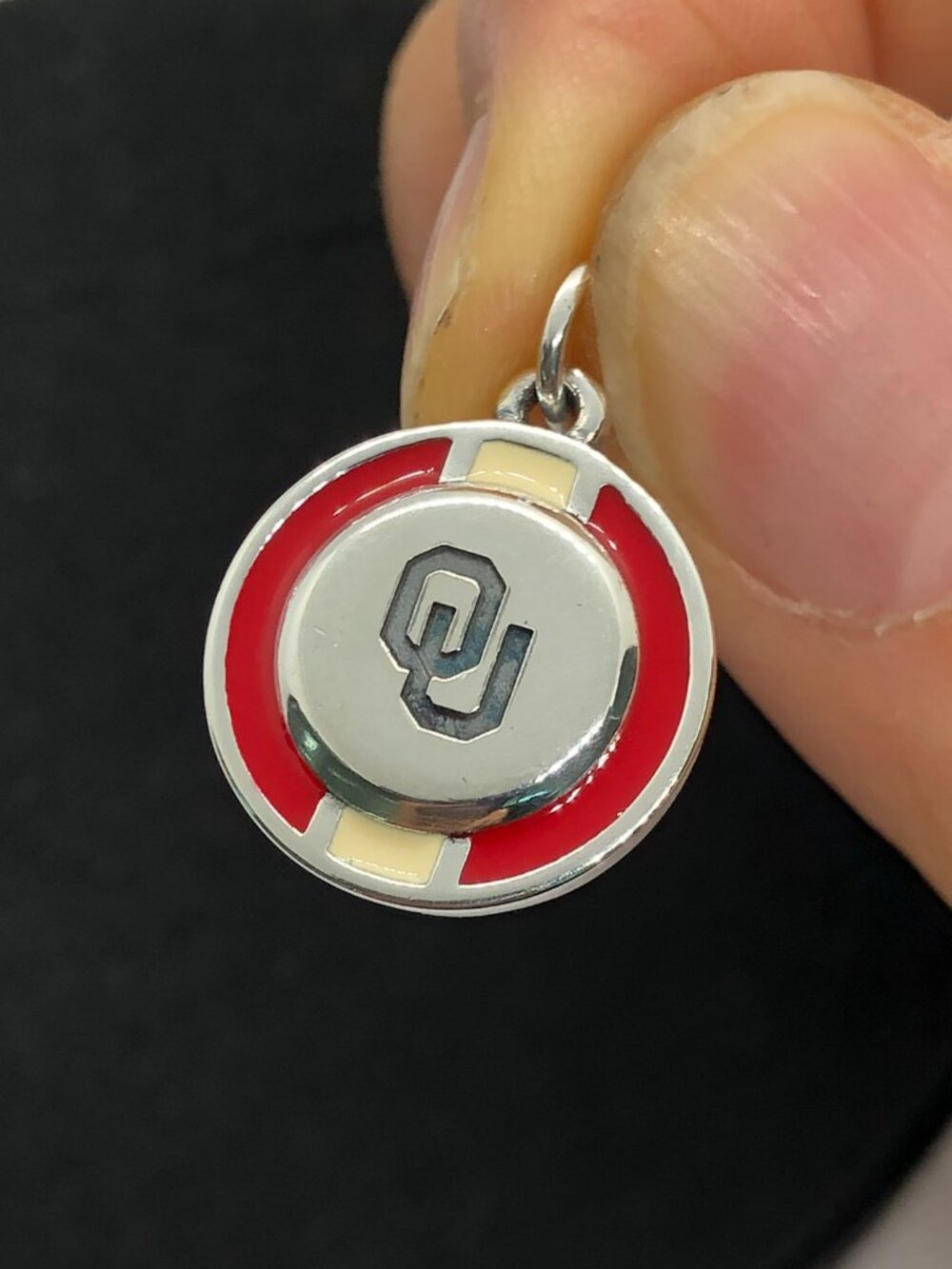 James Avery Enamel The University of Oklahoma School Spirit Charm